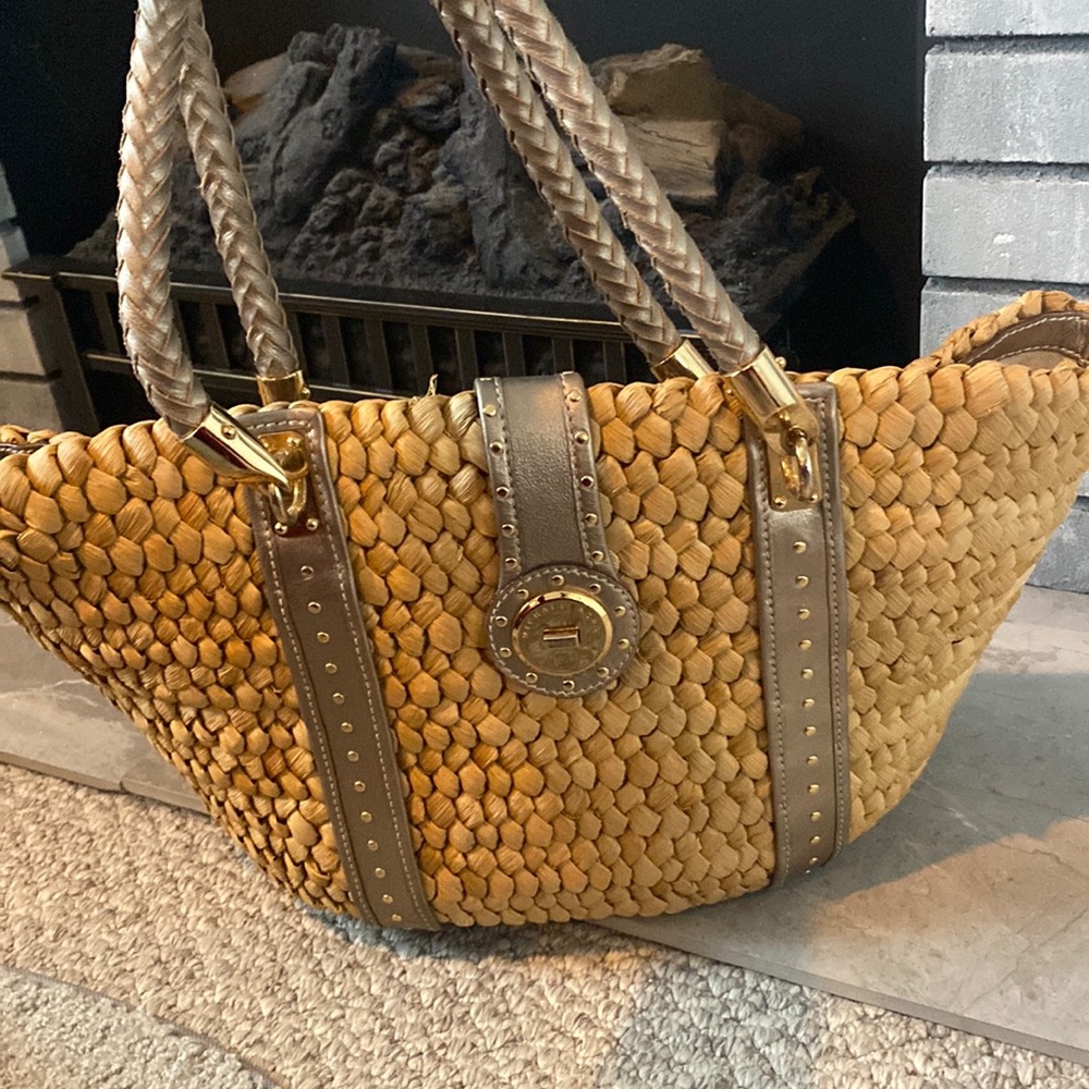 Beautiful Michael Kors straw bag